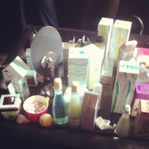 So many Benefit products for us to play with!