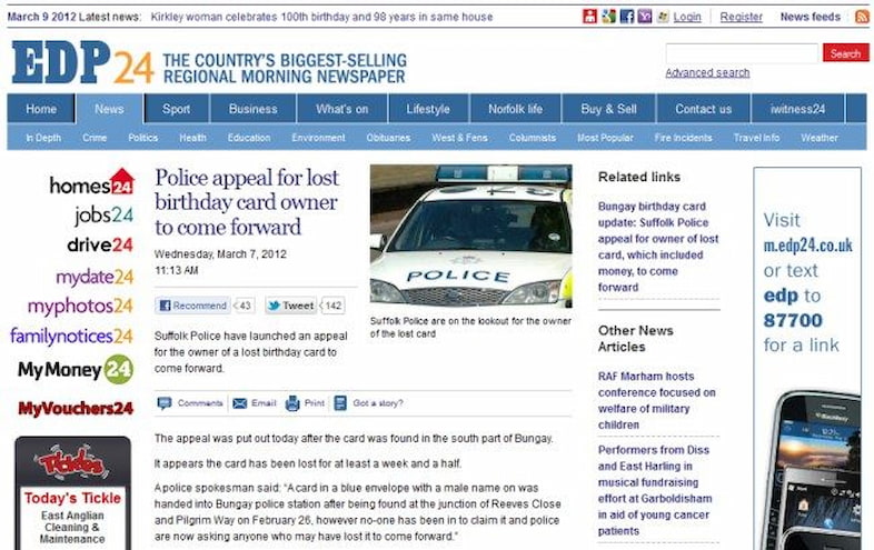 police-appeal-for-lost-birthday-card-to-come-forward-best-local-newspaper-stories