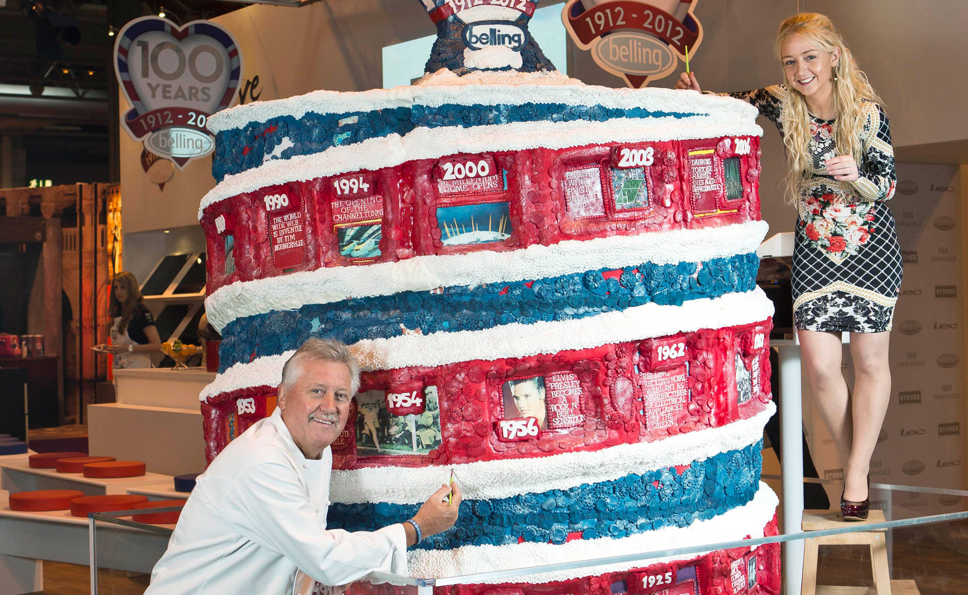 Belling 100 years tweeting cake