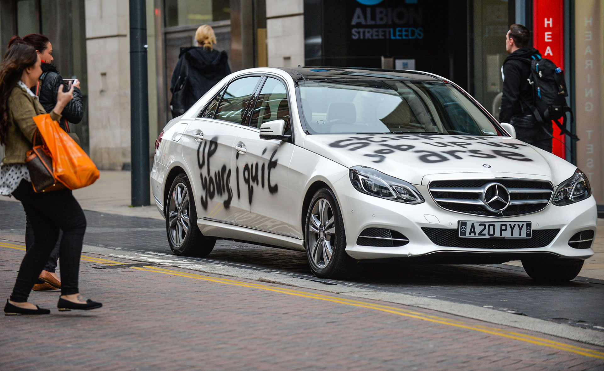 Multilotto Up Yours I Quit PR Stunt