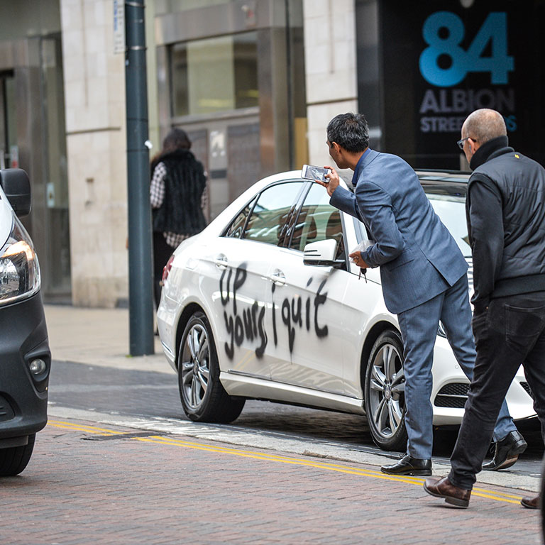 Multilotto Up Yours I Quit PR Stunt