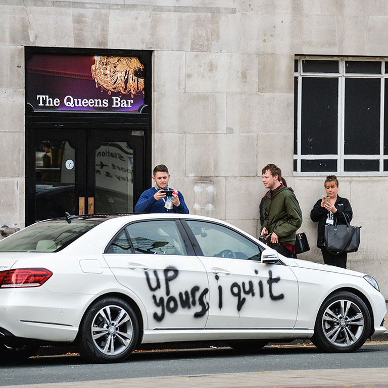 Multilotto Up Yours I Quit PR Stunt