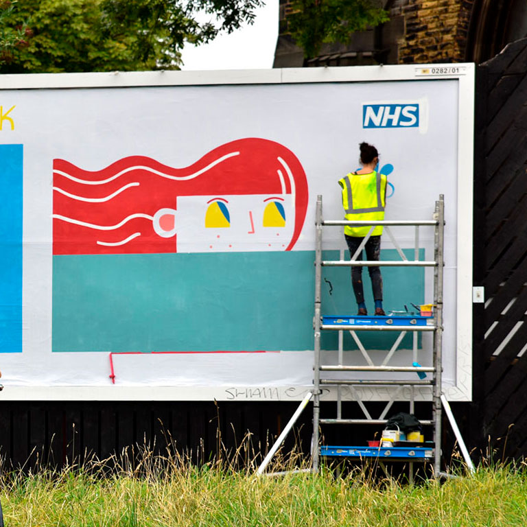 NHS Weather Outdoor Campaign