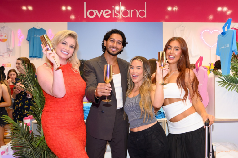 Amy Hart and Love Island Contestants at the 2024 Love Island Pop-up at Bluewater