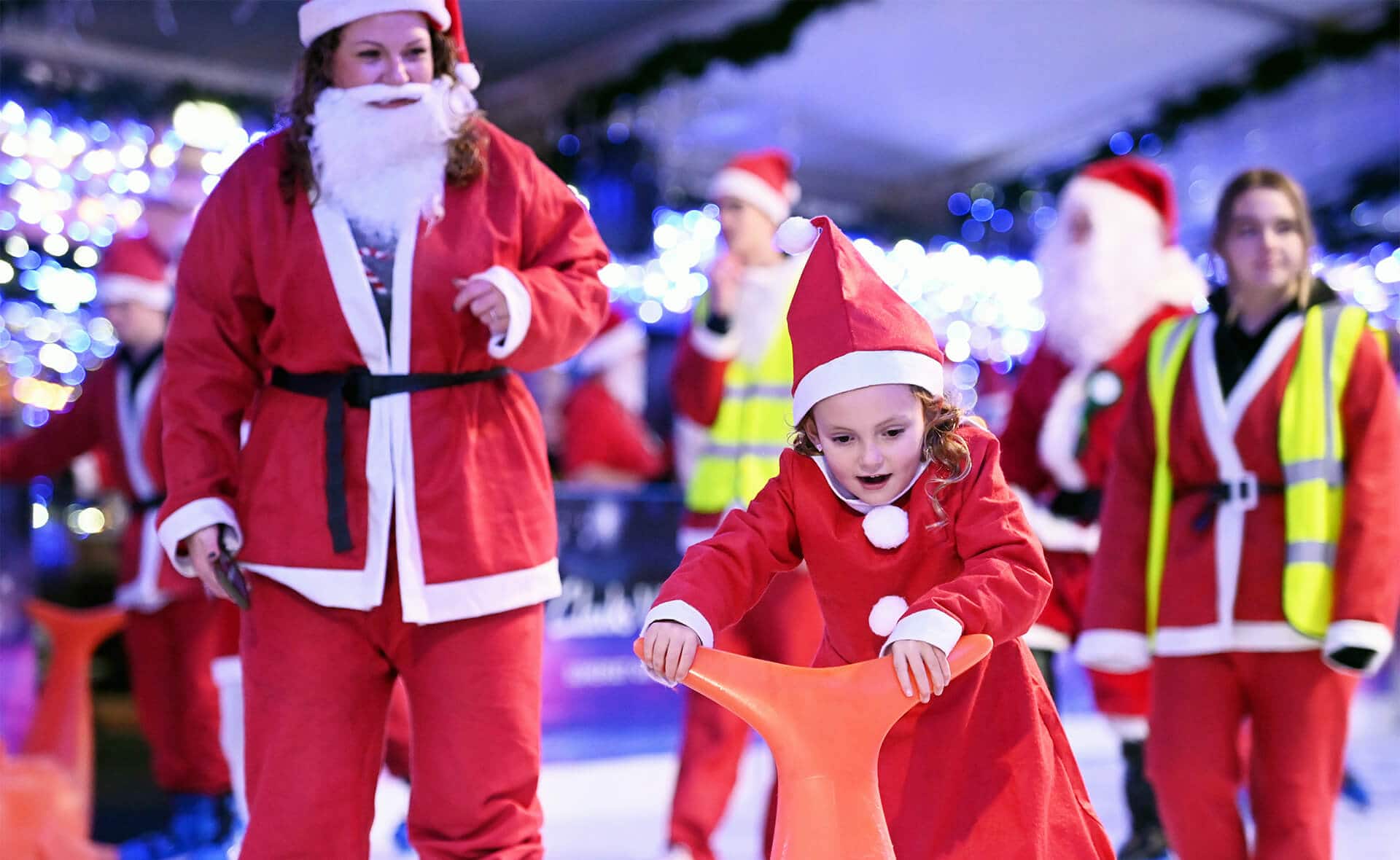 Clarks Village Santa Skate World Record