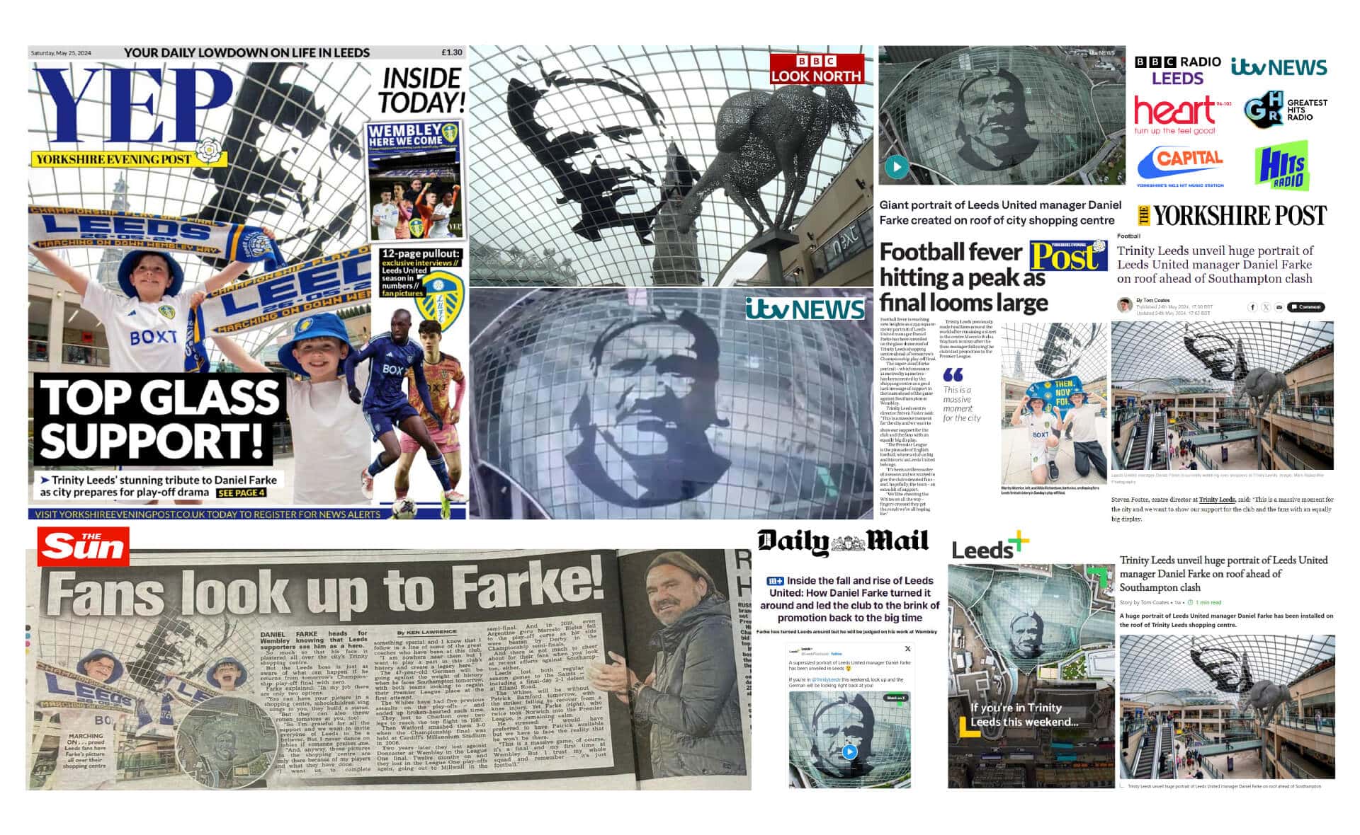 Trinity Leeds Farke On The Roof Coverage