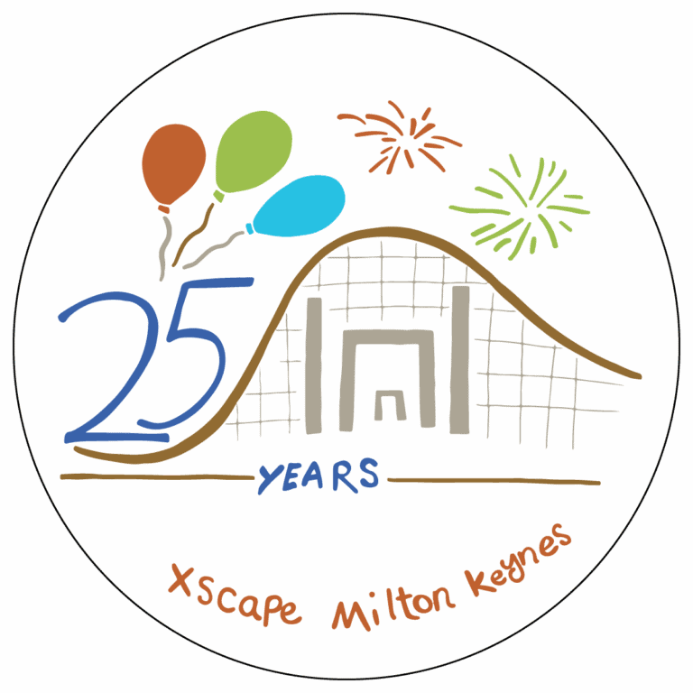 Xscape Milton Keynes 25th Anniversary Logo