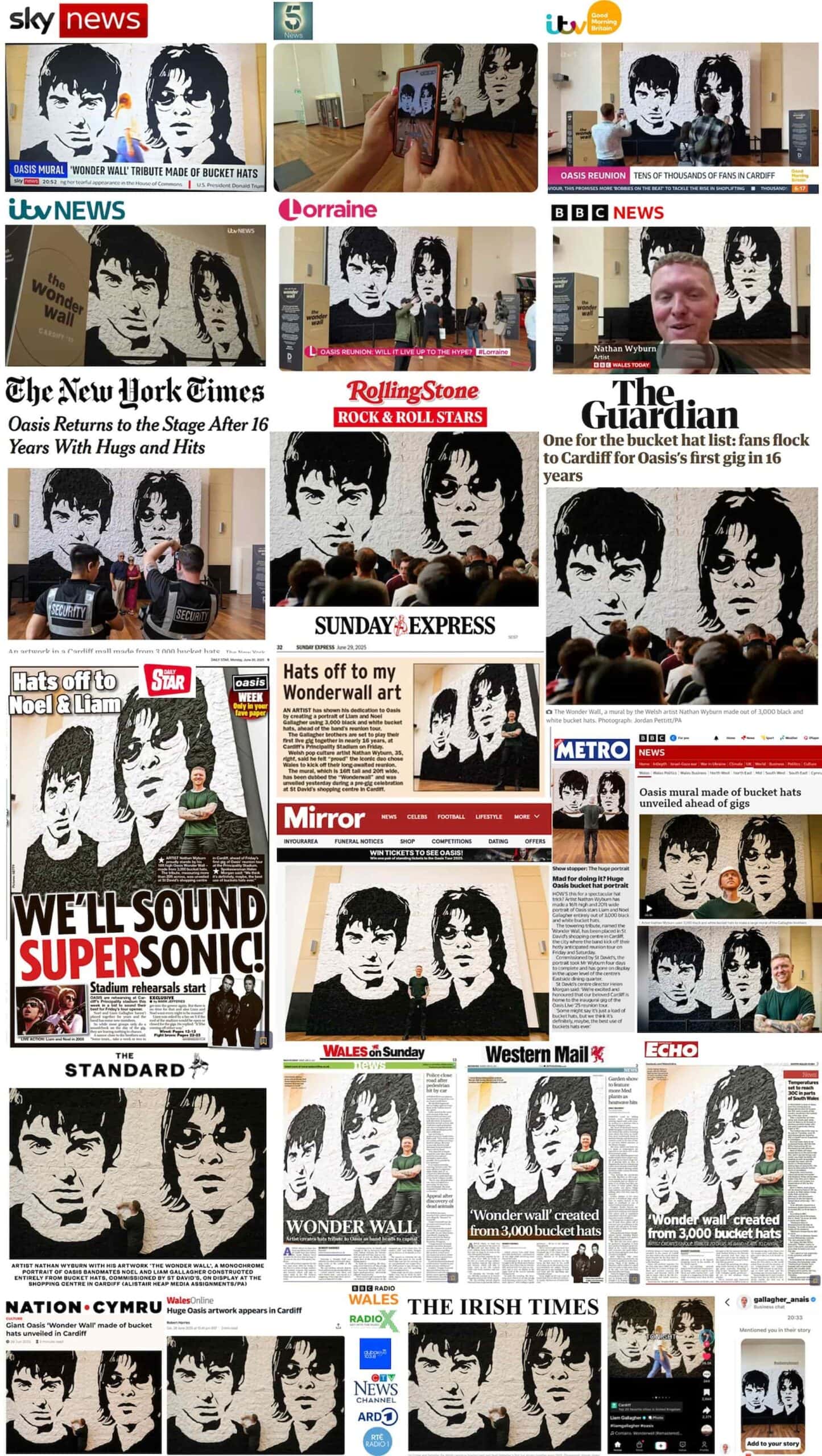 Oasis-wonderwall-bucket-hat-PR-stunt