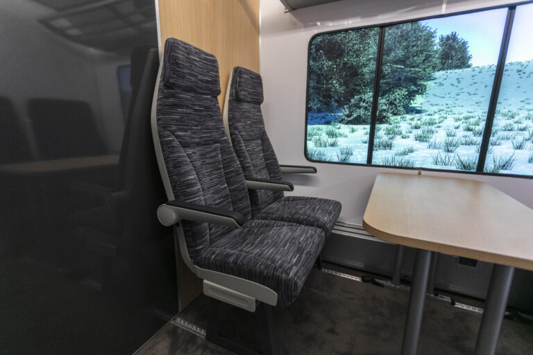 Spinks-recyclable-rail-seat-b2b-pr-campaign