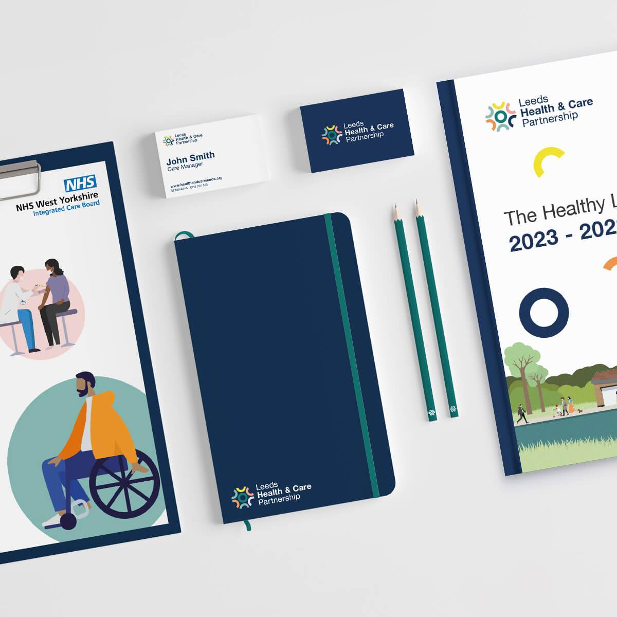 Leeds Health & Care Partnership brand design