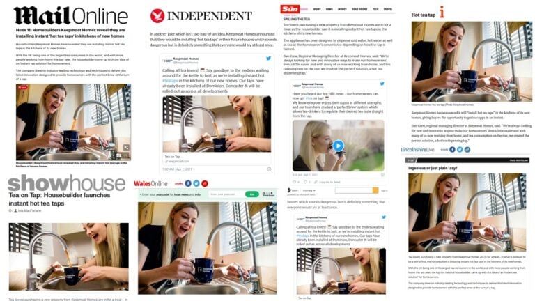 Keepmoat-April-Fool-PR-Stunt-property-housebuilder-PR-agency