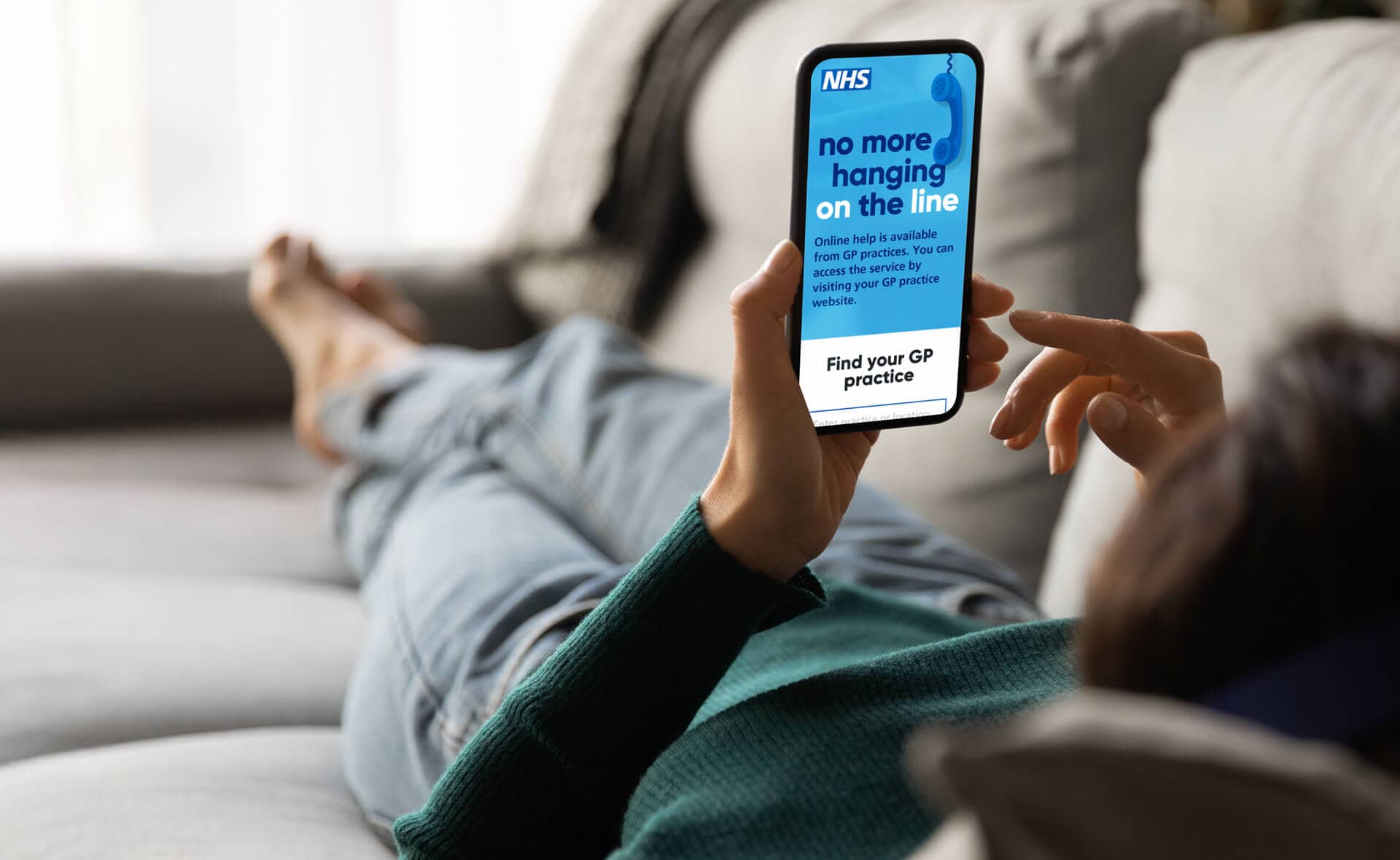 NHS Online Help Mobile Website Design