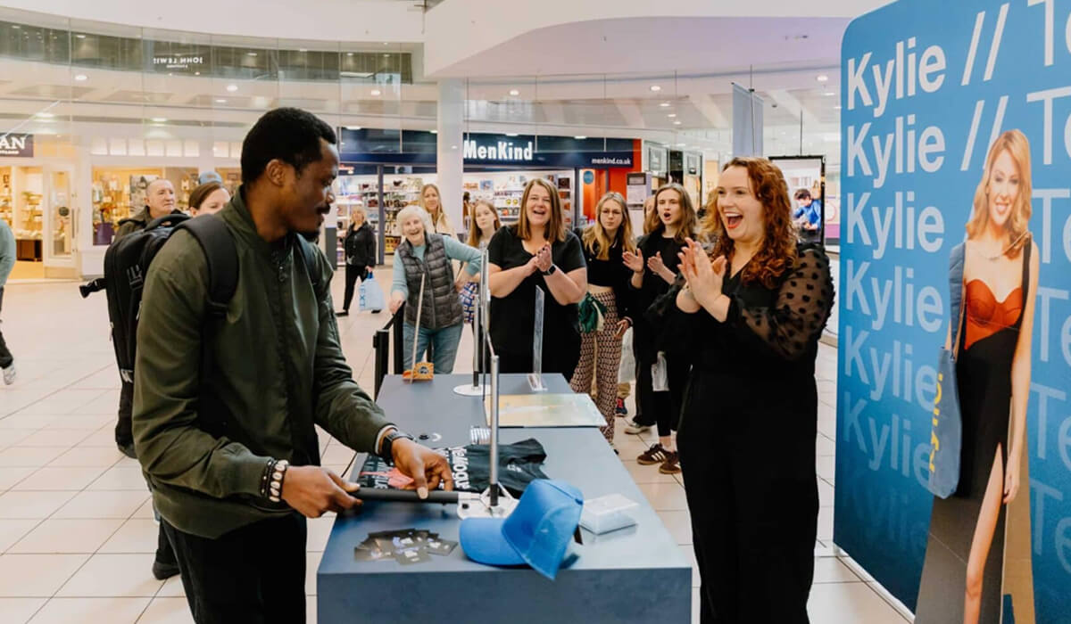 Kylie ‘Tension’ Experiential Event