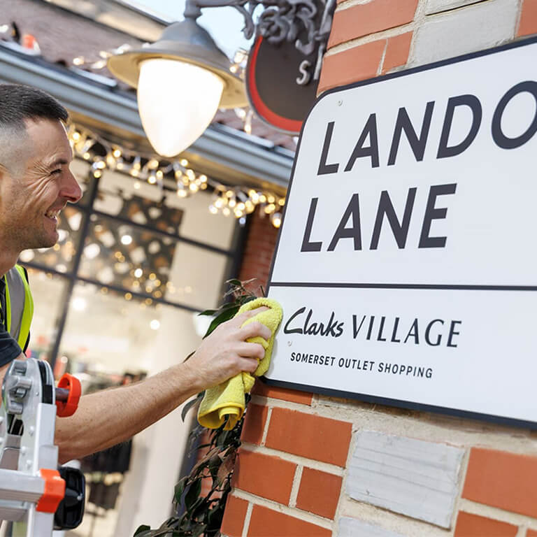 Lando Lane Street Renaming PR Stunt for Clarks Village Shopping Outlet