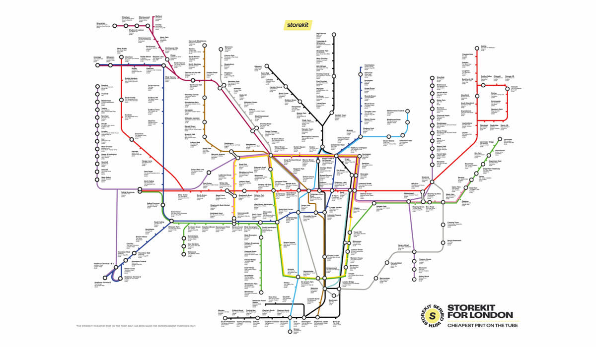 Pint Map of London – Raising the Bar for B2B PR