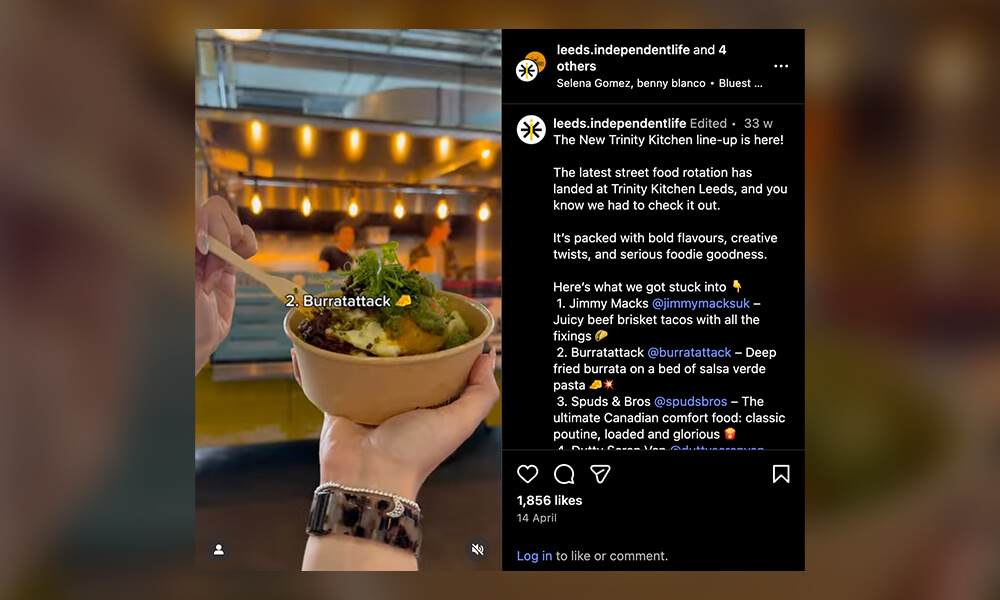 Trinity Leeds Trinity Kitchen Instagram Umpf