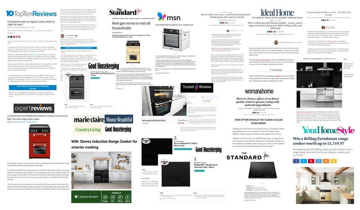 Trusted Third-Party Endorsements for Cooking Appliance Brands Online PR