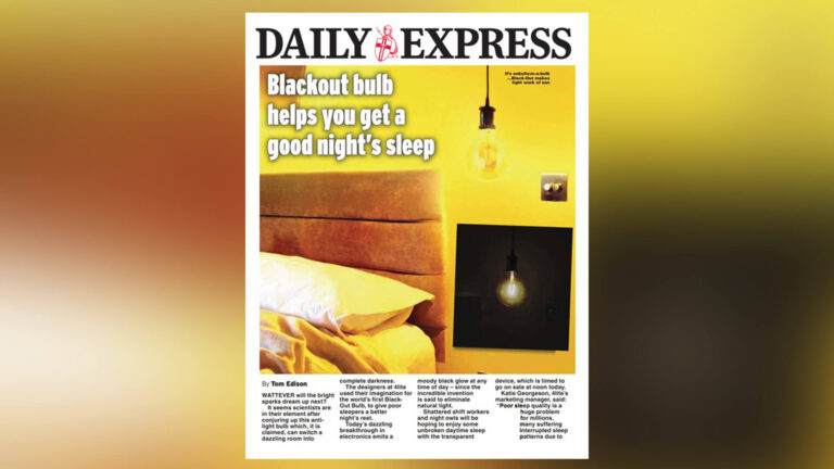 4Lite Blackout Bulb April Fools Stunt Umpf