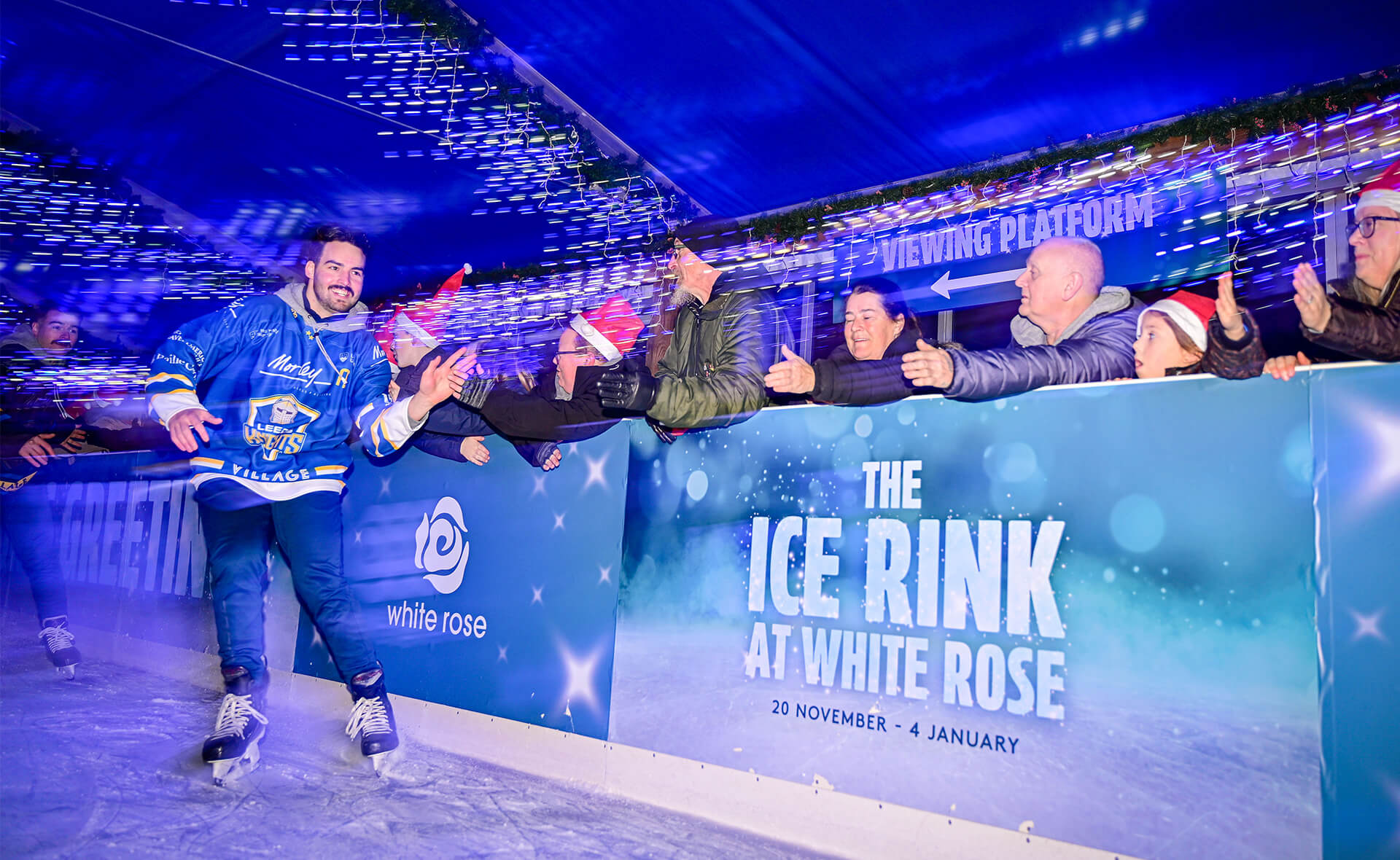 Record-breaking ice skate event for White Rose Shopping Centre