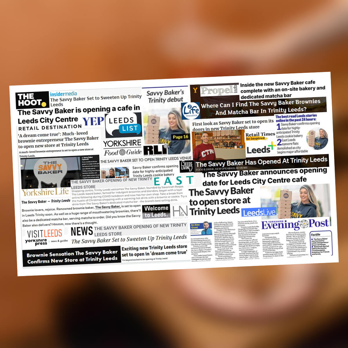 Savvy Baker Umpf PR Coverage