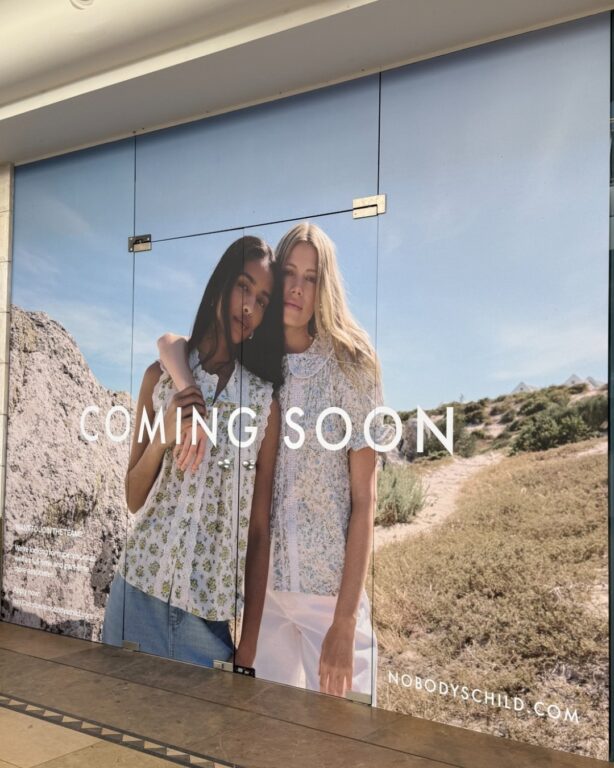 An image of Nobody's Child hoardings at Bluewater Kent