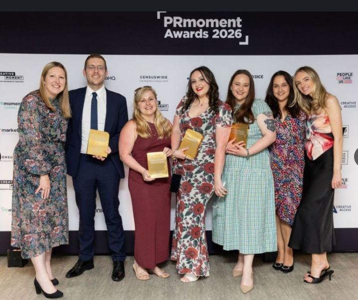 Umpf comes home with five awards at the 2026 PRmoments awards in Manchester