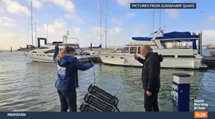 Good Morning Britain-Gunwharf Quays-coverage