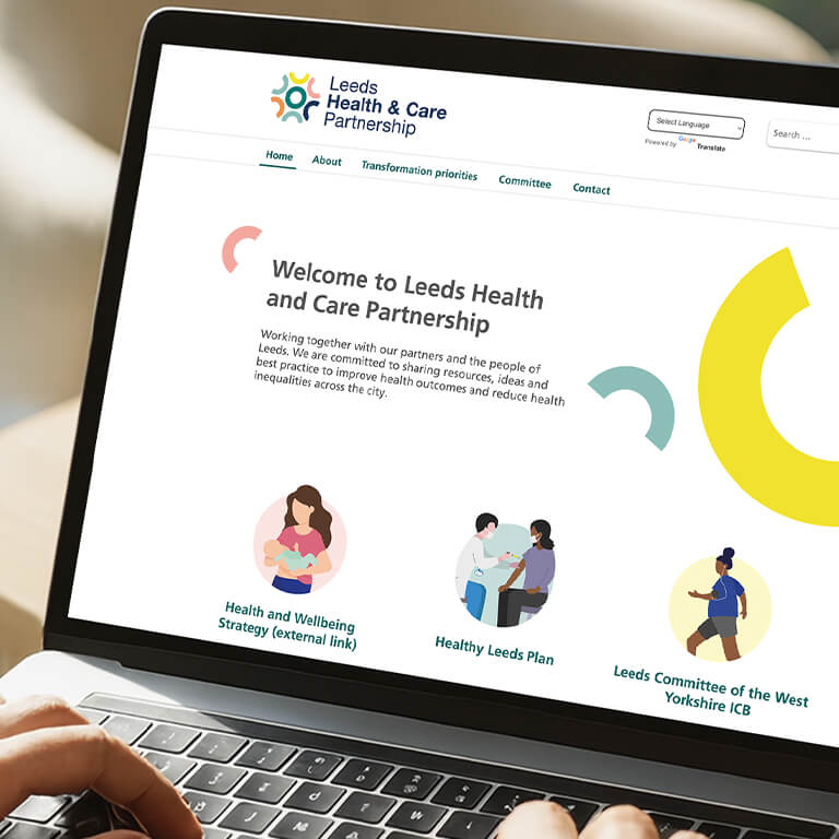 Leeds Health & Care Partnership Branding