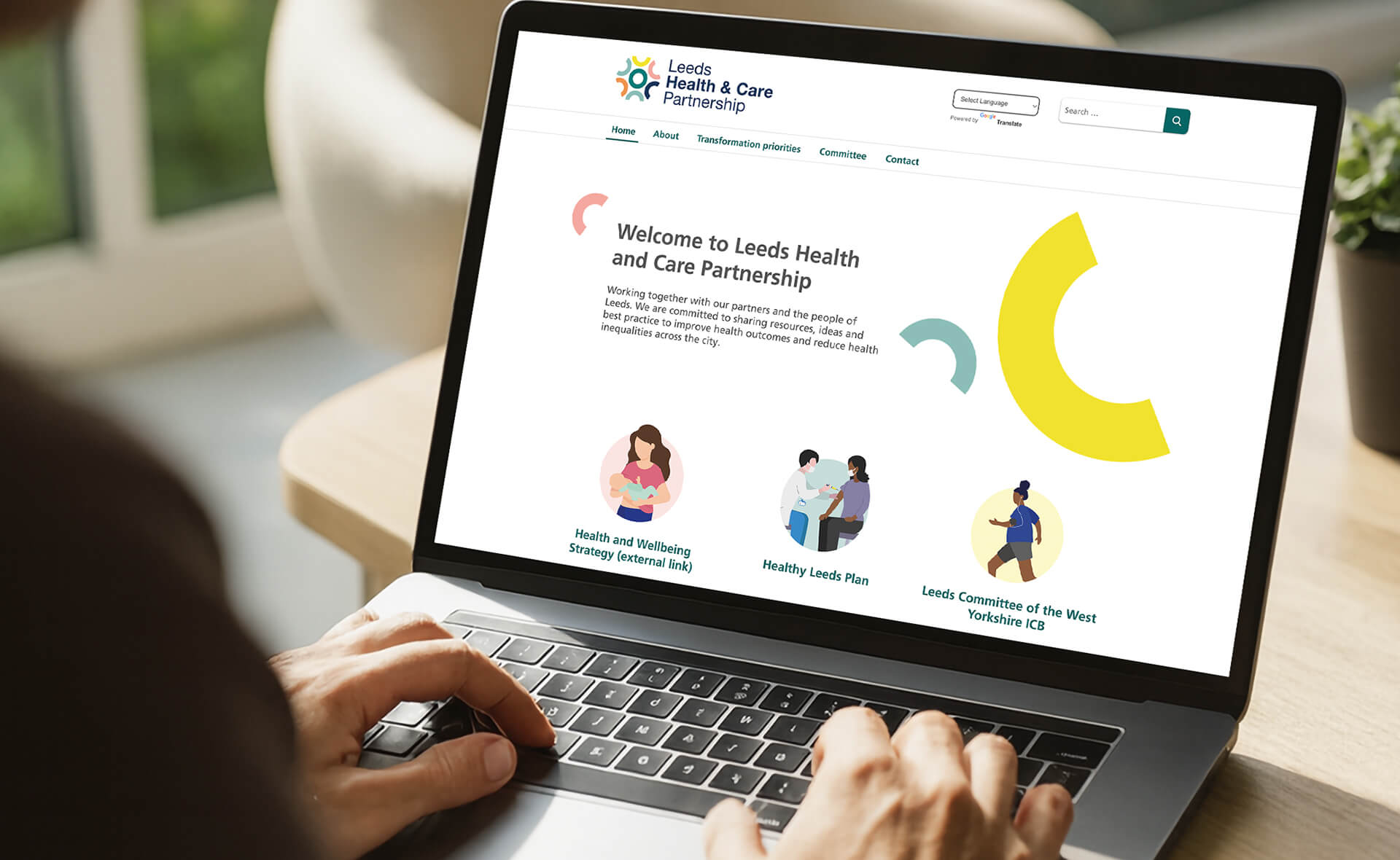 Leeds Health & Care Partnership Branding