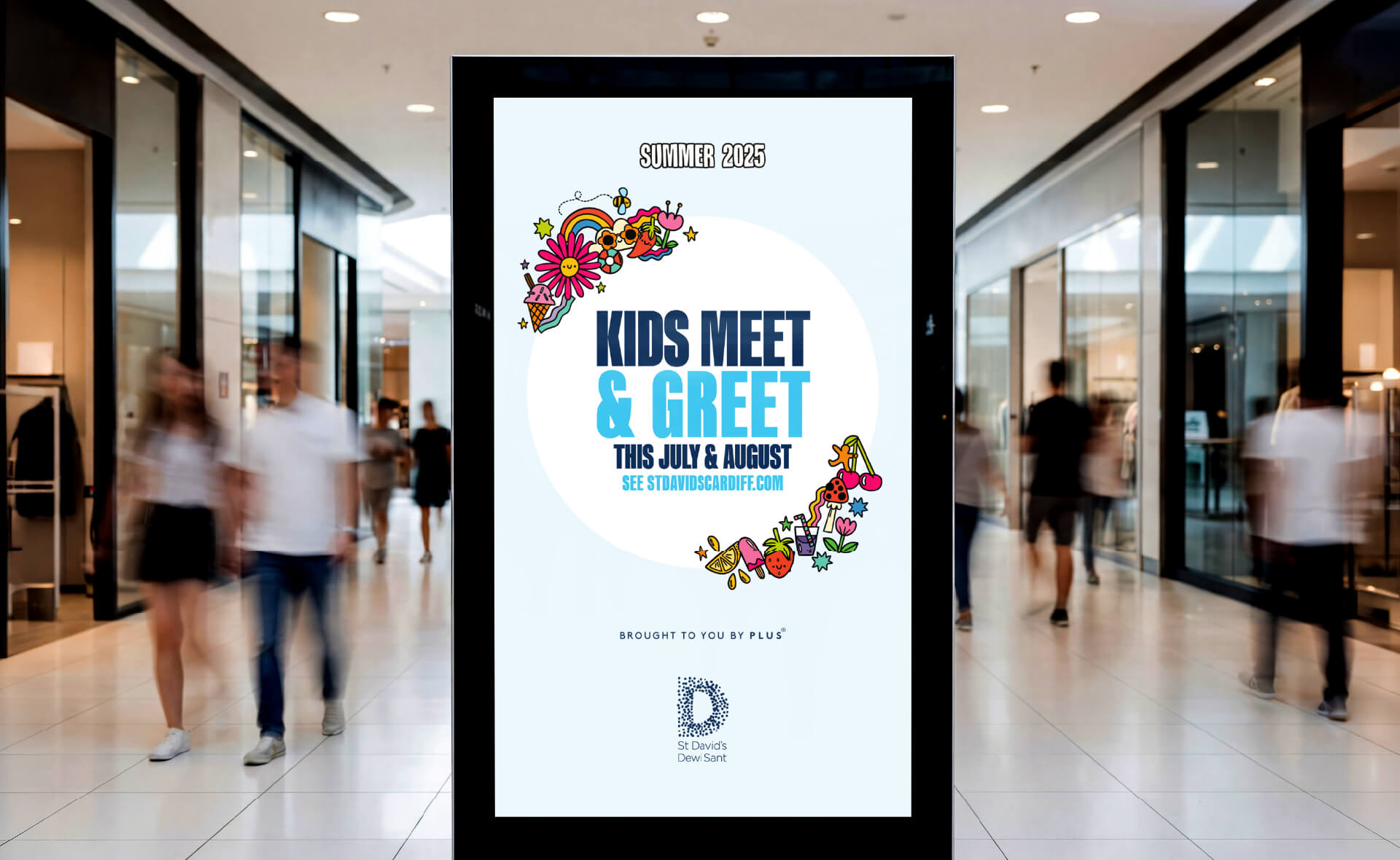 Landsec Illustrated Summer Event Creative