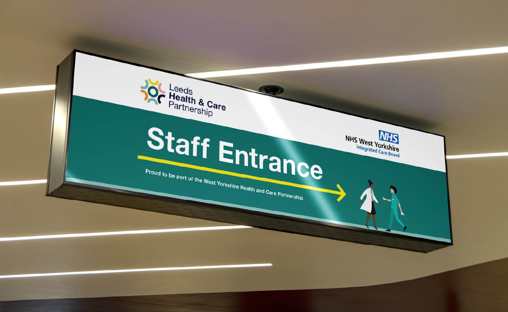 Leeds Health & Care Partnership Branding