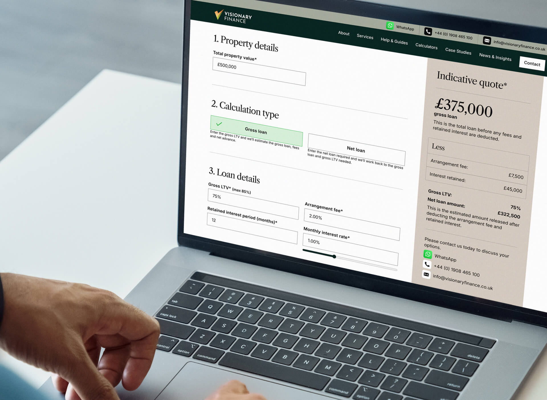 Visionary Finance Website Design & Build Umpf