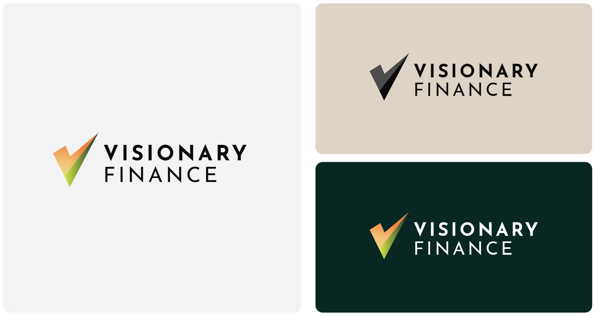 Visionary Finance Logo Design Umpf